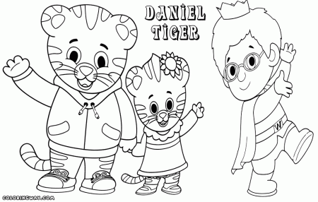 Daniel Tiger coloring pages | Coloring pages to download and print