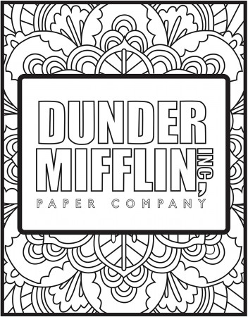 Amazon.com: 'The Office' Themed Coloring Pages (5 Pack): Arts ...