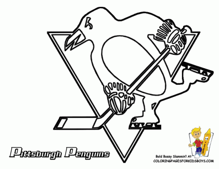 pingoin nhl Coloriage