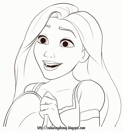 rapunzel and pascal coloring pages | Only Coloring Pages