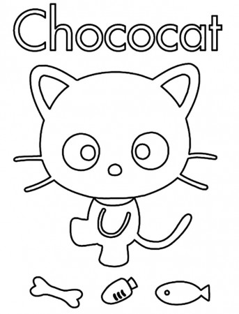 Chococat Coloring Pages - Free Printable Coloring Pages for Kids