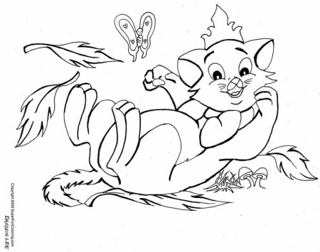 Three Little Kittens Coloring Sheet Kittens Coloring Siamese ...