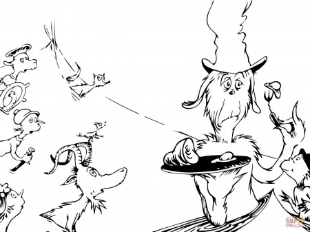 Dr Seuss Coloring Pages Green Eggs And Ham