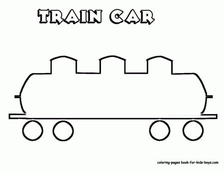 Christmas Train Cars Coloring Pages - Ð¡oloring Pages For All Ages