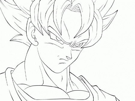 Coloring Pictures Of Goku - Coloring Pages for Kids and for Adults