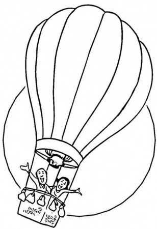 Coloring Page For Adults Hot Air Balloons Hand By Bigtranchsoap ...