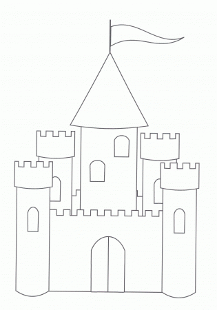 Skills Free Coloring Pages Of A Castle - Widetheme