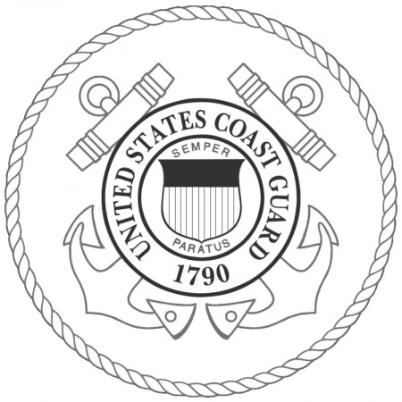 FREE Printable Coast Guard Logos & color book pages | 8½ x 11