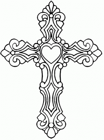 Celtic Cross Coloring Page - Coloring Pages for Kids and for Adults