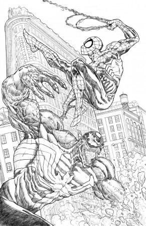 Venom Vs Spiderman Coloring Pages - High Quality Coloring Pages