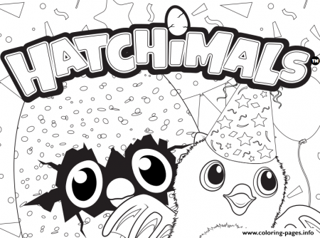 Hatchimals Printable Coloring Pages