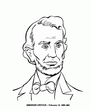 USA-Printables: President Abraham Lincoln coloring page 