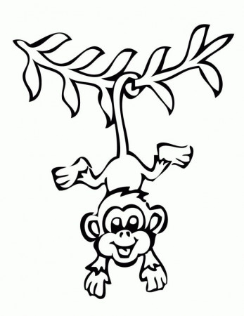 Monkey Coloring Pages | Arianna birthday ideas