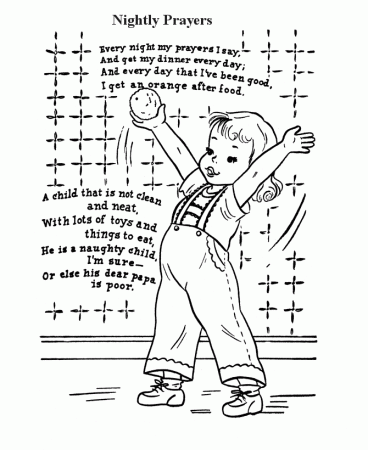 Nursery Rhyme Printable Coloring Pages - Coloring Home