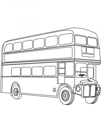 London double decker bus coloring page | Download Free London 