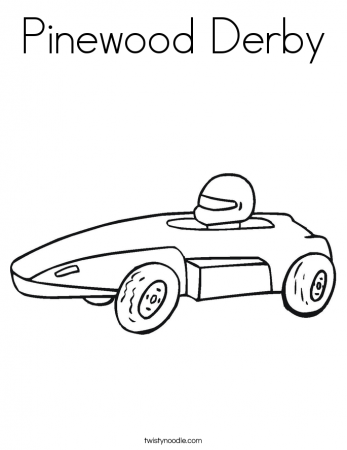 Printable Coloring Pages For Kids Soap Box Derby Car