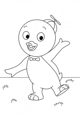 Cute Little Pablo in the Backyardigans Coloring Page: Cute Little ...