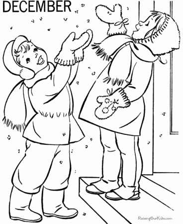 Winter Coloring Pages!