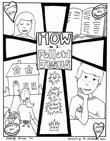 Amazing of Jesus Loves The Children Coloring Page At Jesu #1964