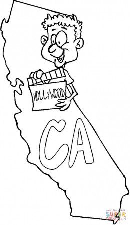 California Map coloring page | Free Printable Coloring Pages