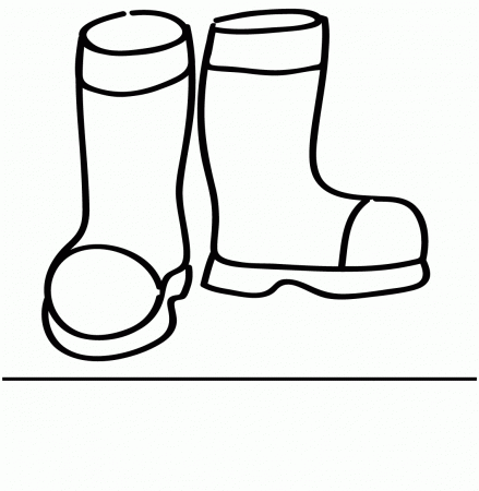 Winter Boots Colouring Pages - High Quality Coloring Pages