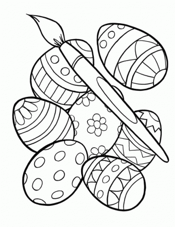 Printable Easter Coloring Pages Preschool - Coloring Page