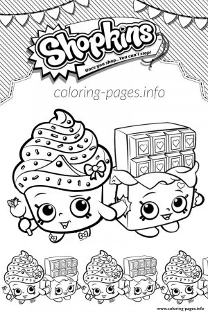 Print shopkins cupcake queen cheeky chocolate love Coloring pages ...