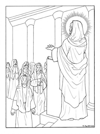 The Catholic Illustrator's Guild: Luminous Mysteries coloring book ...