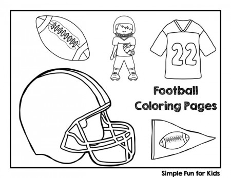 Football Coloring Pages - Simple Fun for Kids
