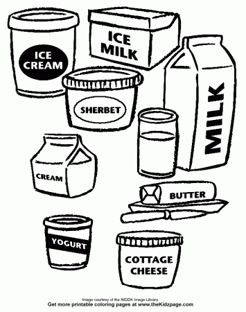 Free Dairy Coloring Page, Download Free Dairy Coloring Page png images,  Free ClipArts on Clipart Library