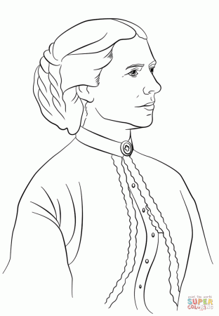 Clara Barton coloring page | Free Printable Coloring Pages
