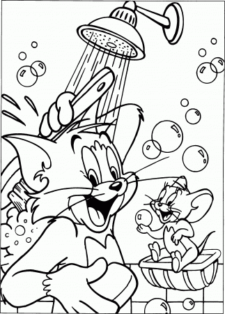Related Tom And Jerry Coloring Pages item-14069, Tom And Jerry ...