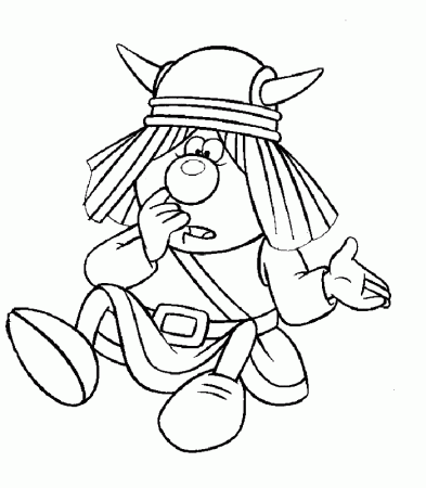 Vicky The Viking Coloring Pages For Kids Print And Color The 