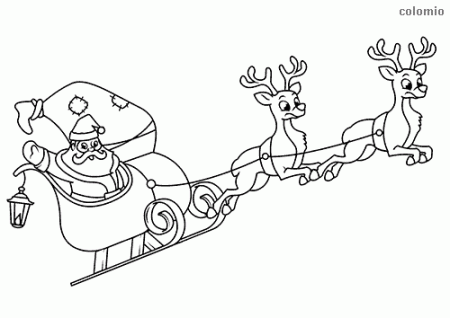 Reindeer coloring pages » Free & Printable » Reindeer coloring sheets