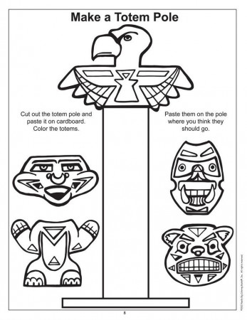 7 Best Images of Printable Totem Pole Faces - Totem Poles ...