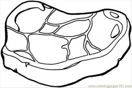 Beef Coloring Page - Free Meat Coloring Pages : ColoringPages101.com