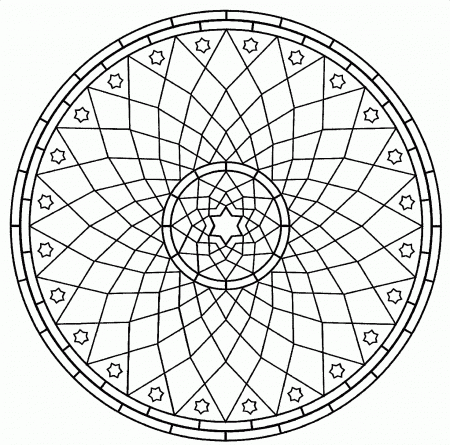 simple geometric coloring pages. adult geometric coloring pages ...
