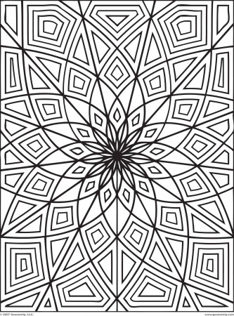 Adult Pattern Coloring Pages Printable - Coloring Pages For All Ages