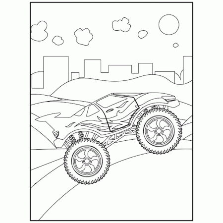 Premium Vector | Printable monster truck coloring pages for kids premium  vector