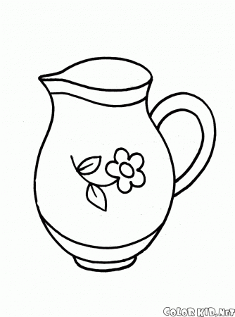 Coloring page - Pitcher