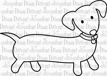Weiner Dog Coloring Pages | Coloring Pages
