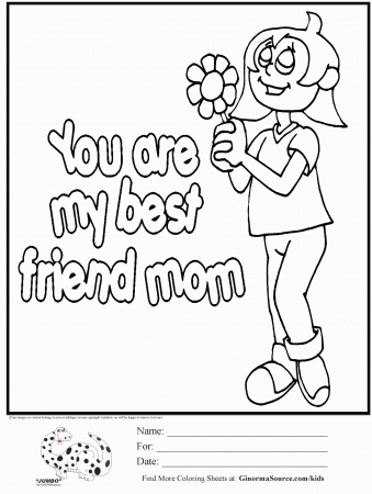 Number 1 Mom Coloring Pages #1 Mom Coloring Sheets. Kids Coloring ...