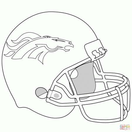 Denver Broncos Logo coloring page | Free Printable Coloring Pages