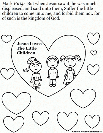 Jesus Loves Children Sunday School Lesson