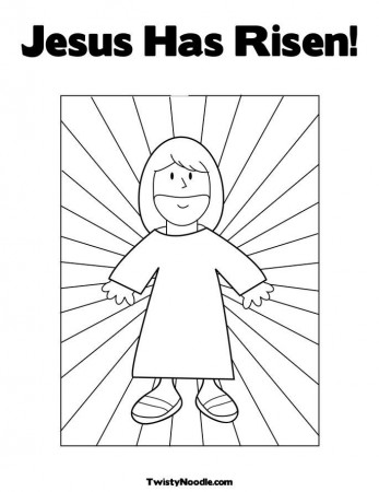 10 Pics of Jesus Is Risen From The Dead Coloring Page - Jesus Has ...