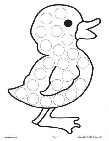 12 Spring Do-A-Dot Printables! | Preschool crafts, Preschool art projects,  Do a dot