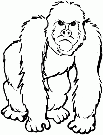 Good Night Gorilla Coloring Page | Free Printable Coloring Pages