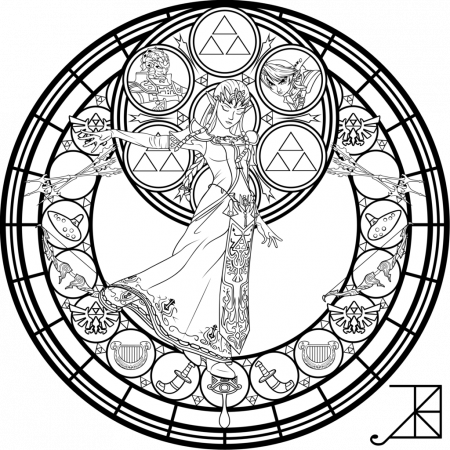 Cartoon Zelda Coloring Pages - Coloring Pages For All Ages