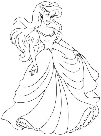 Princess Ariel Coloring Pages | Forcoloringpages.com
