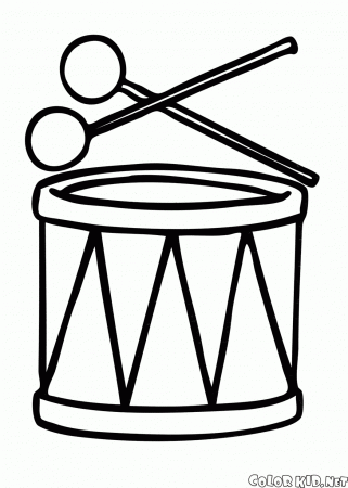 Free Drum Coloring Page, Download Free Clip Art, Free Clip Art on ...